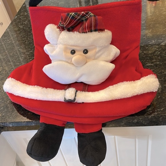 🎄SANTA HANDBAG/TOTE🎄SUPER CUTE, SANTA FACE & DANGLING BOOTS,ADJUSTABLE STRAP EUC - Picture 3 of 11